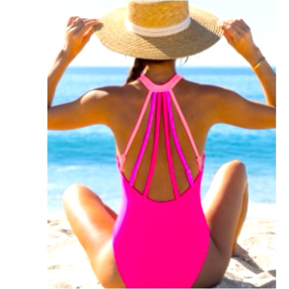 Strappy one piece - super flattering and never worn!